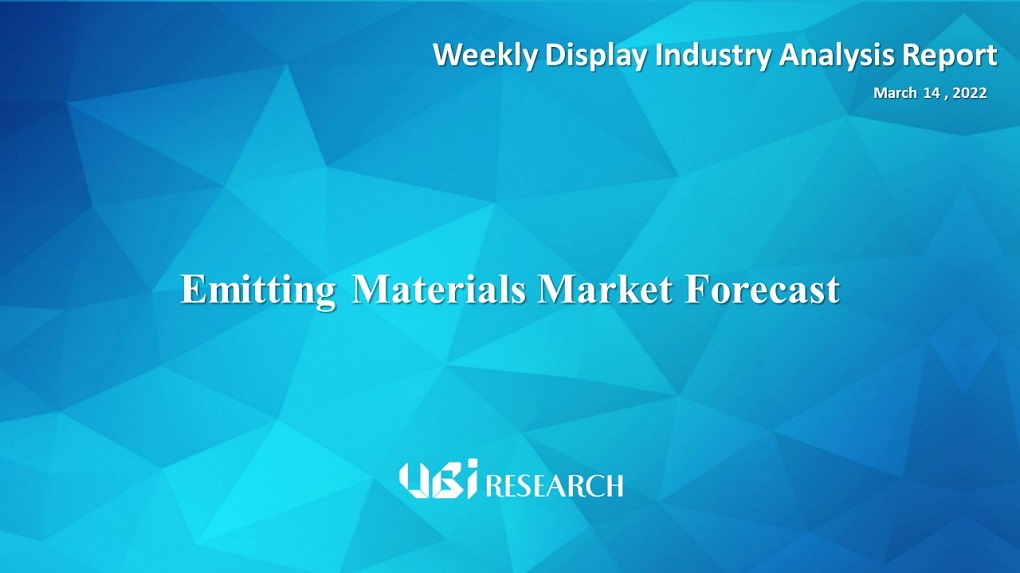 Emitting Materials Market Forecast