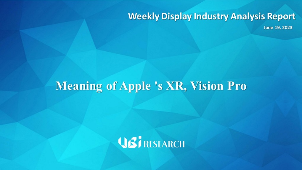 Meaning of Apple ‘s XR, Vision Pro