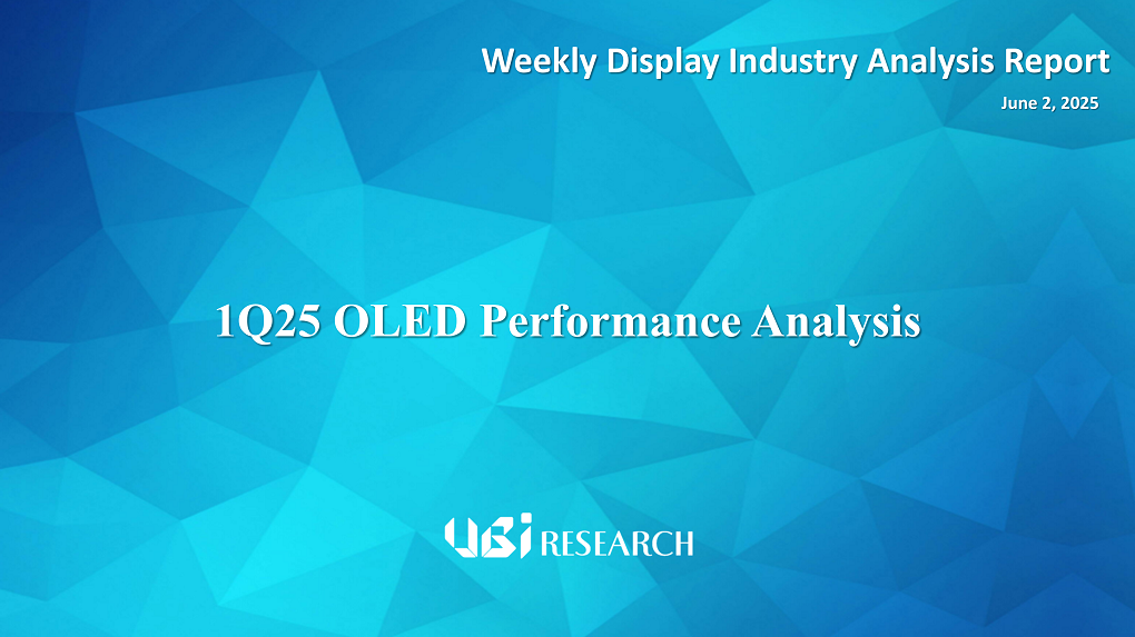 1Q25 OLED Performance Analysis