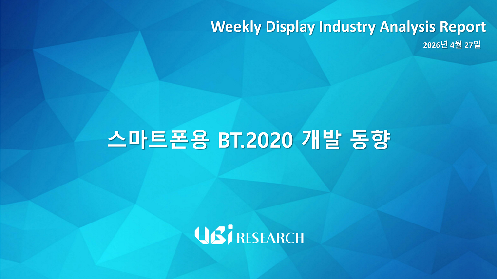 스마트폰용 BT.2020 개발 동향